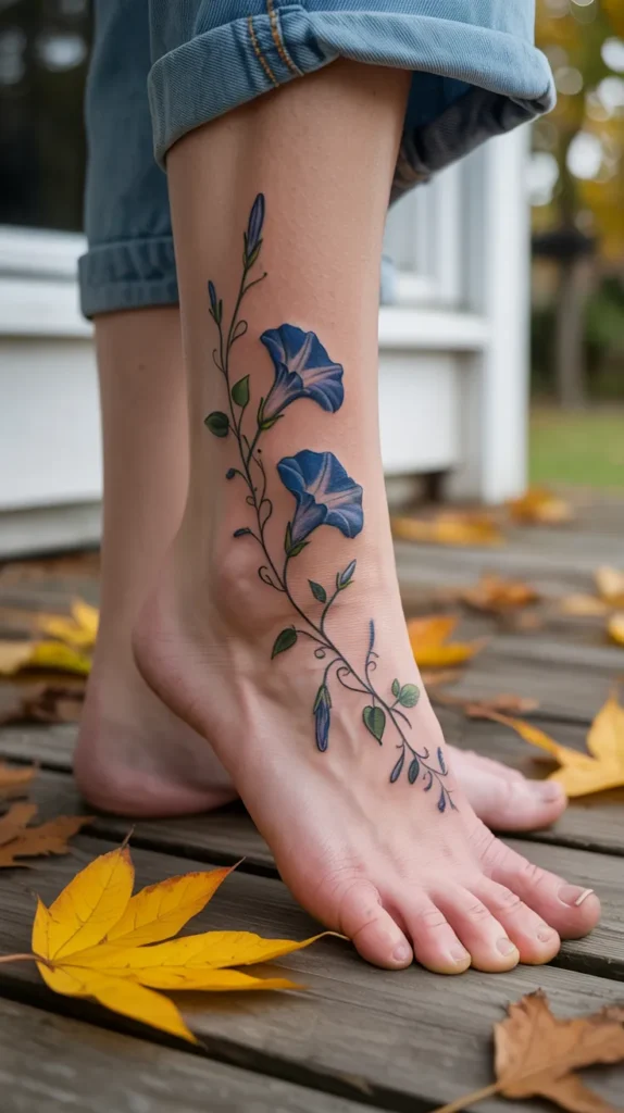 September Birth Flower-Tattoo