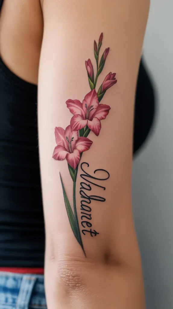 August Birth Flower-Tattoo