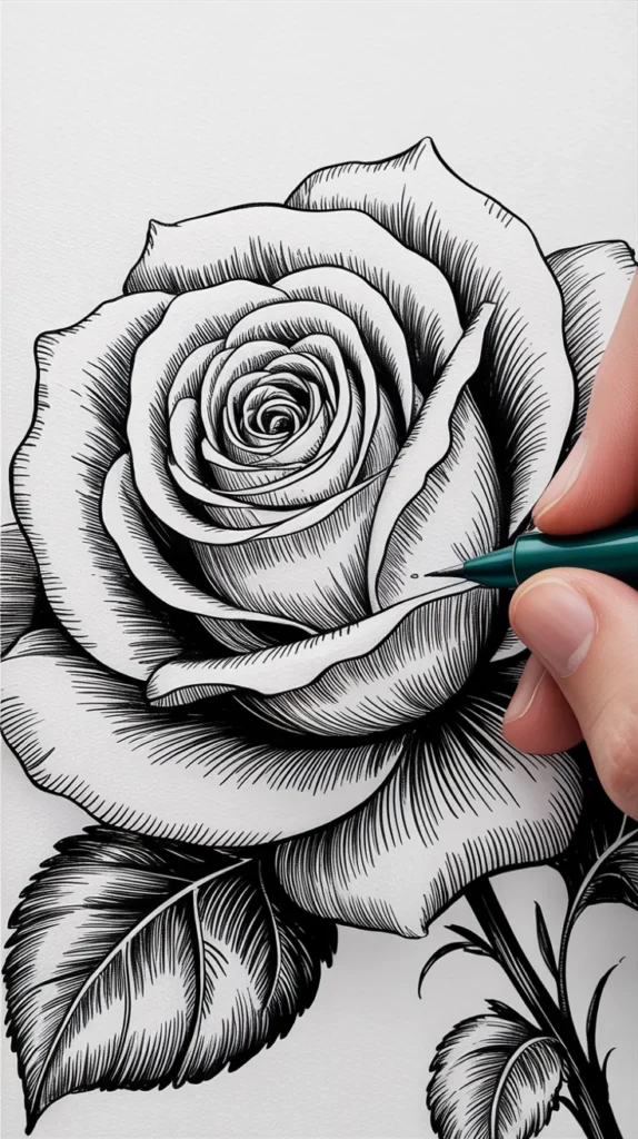 Birth-Flower-Drawing