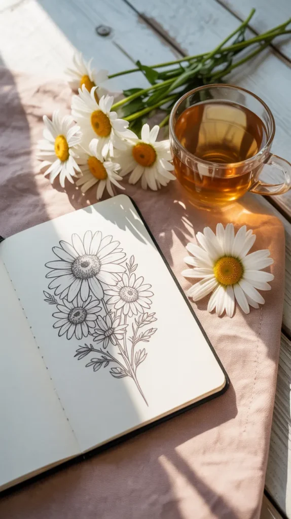 April Birth Flower-Tattoo