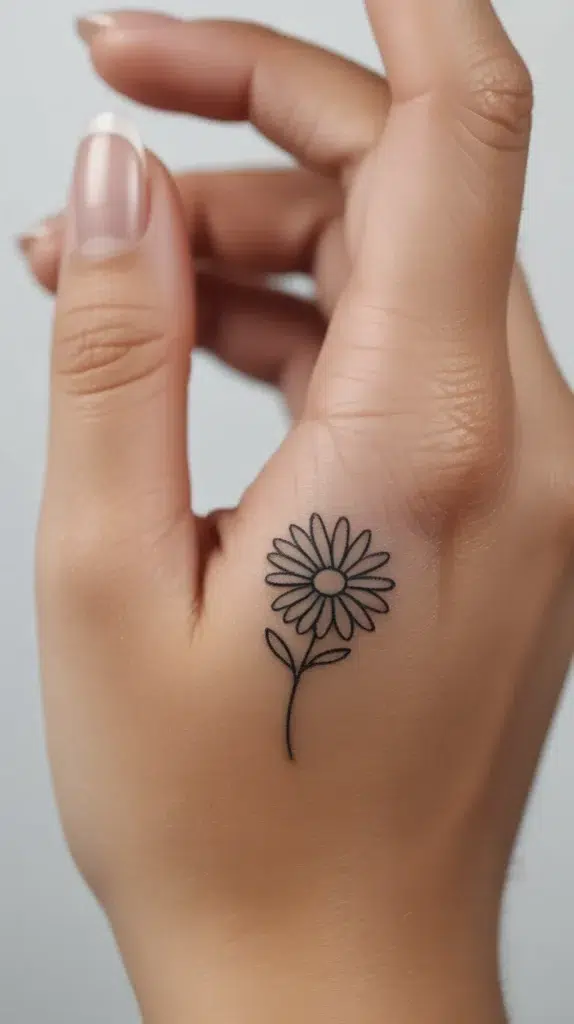April Birth Flower-Tattoo