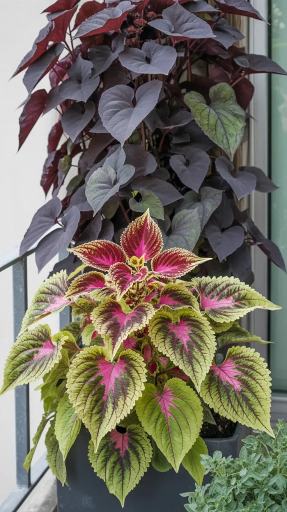 Colorful Balcony With Flowers