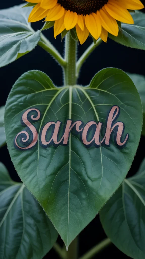 Birth Flower With-Name-Tattoo