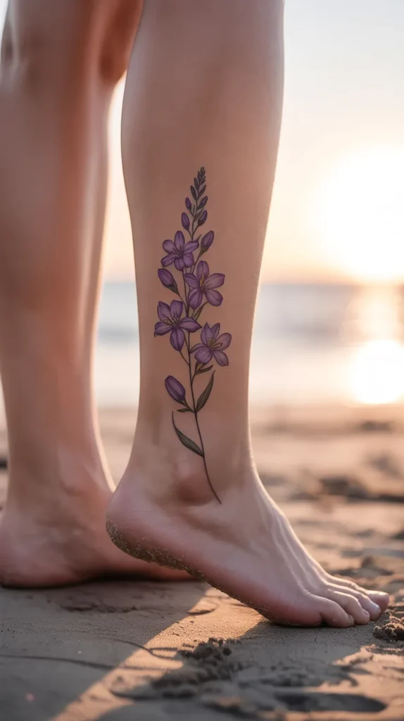 July Birth Flower-Tattoo