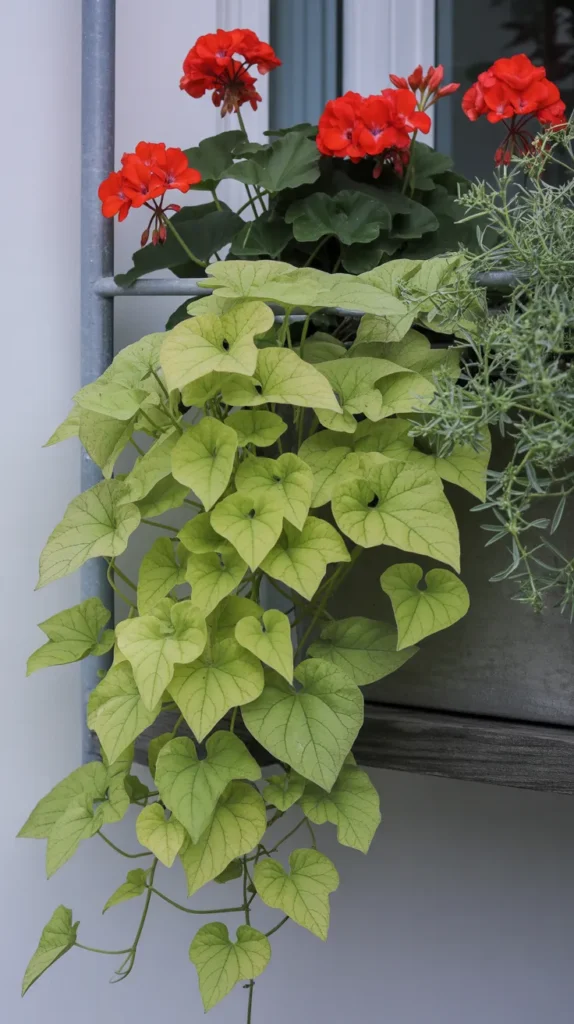 Colorful Balcony With Flowers