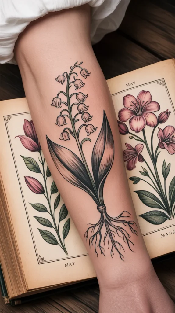 May Birth Flower-Tattoo