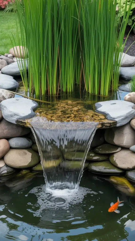 diy backyard pond and waterfa