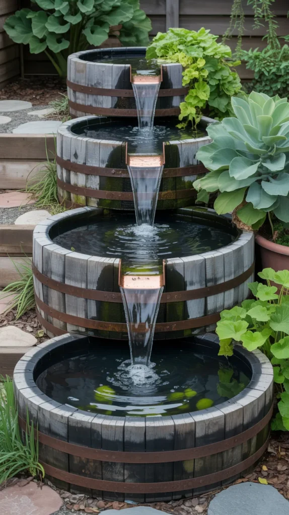 diy backyard pond and waterfa