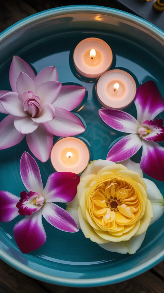 Colorful Flowers-in-Vase