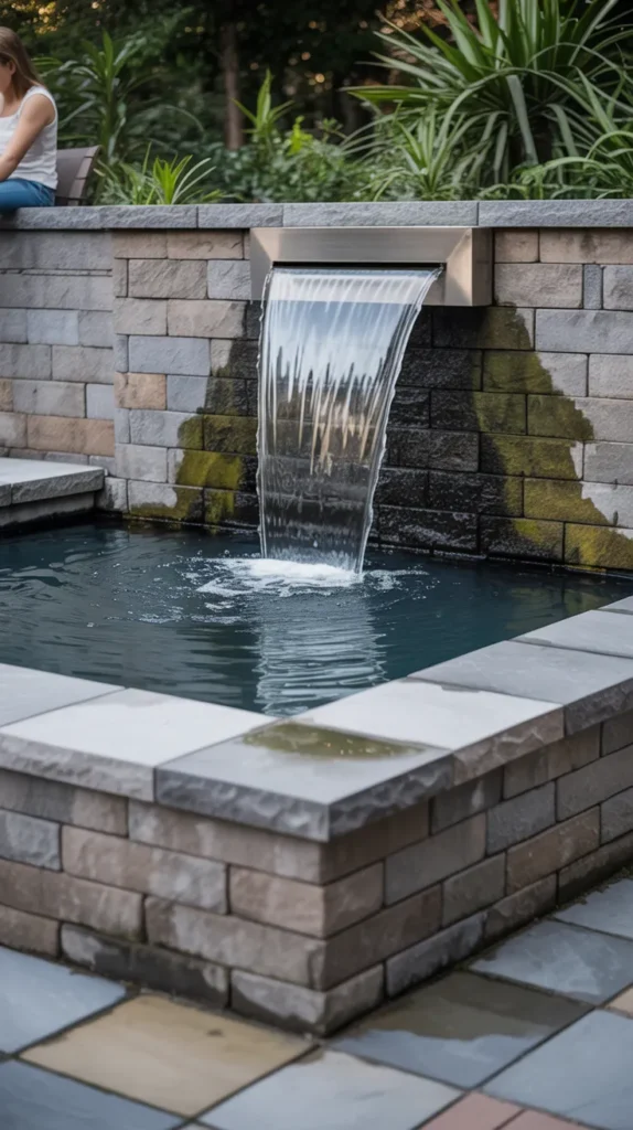 diy backyard pond and waterfa