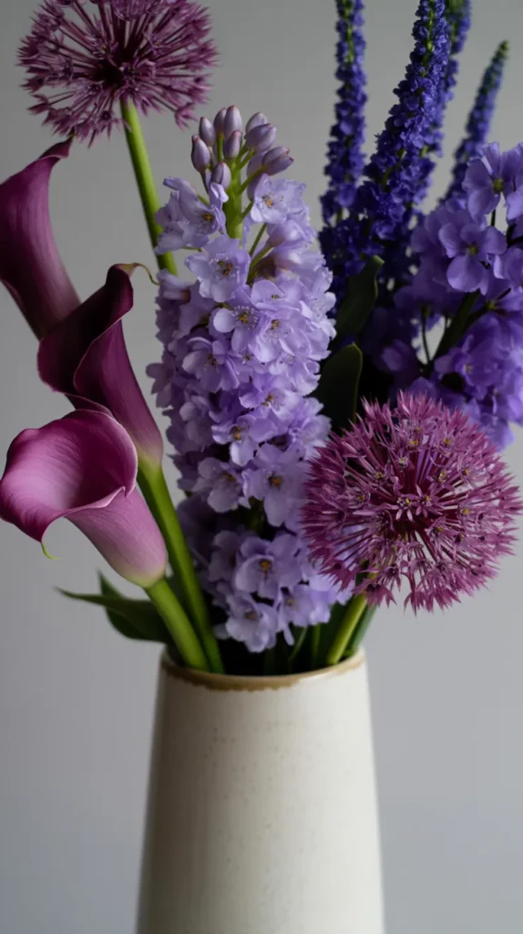 Colorful Flowers-in-Vase