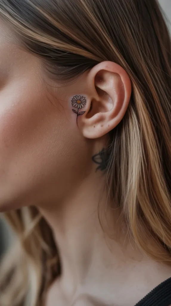 April Birth Flower-Tattoo