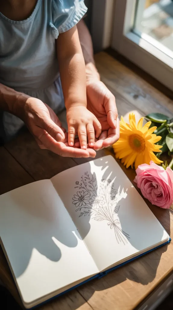 Kids Birth-Flower-Tattoo