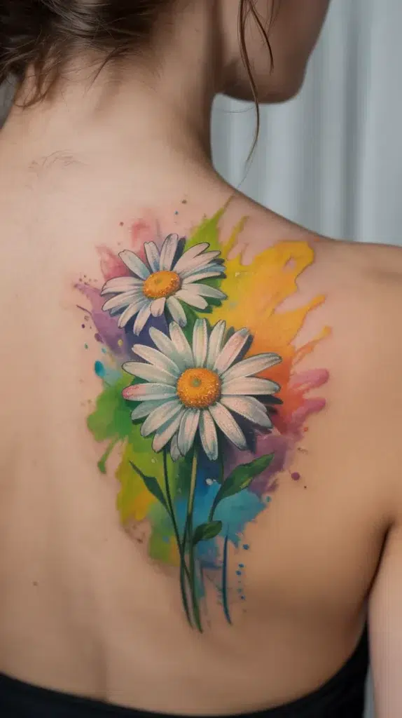 April Birth Flower-Tattoo