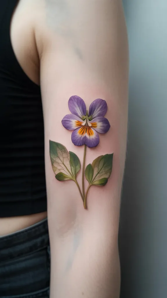 February Birth Flower-Tattoo