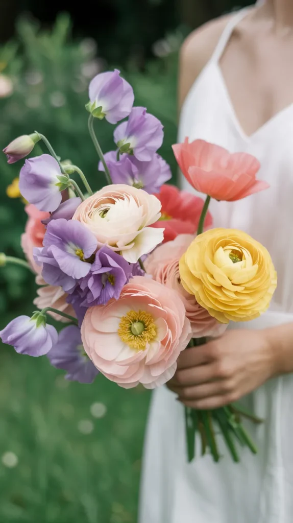Colorful Pastel-Wedding-Flowers
