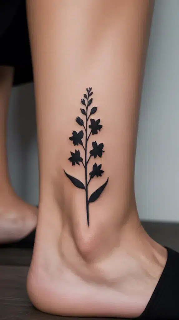 Simple Birth-Flower-Tattoo