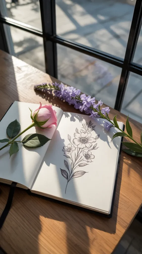 Birth Flower-Spine-Tattoo