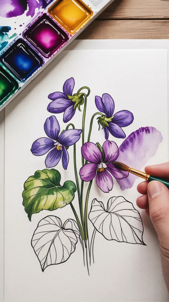 Birth-Flower-Drawing