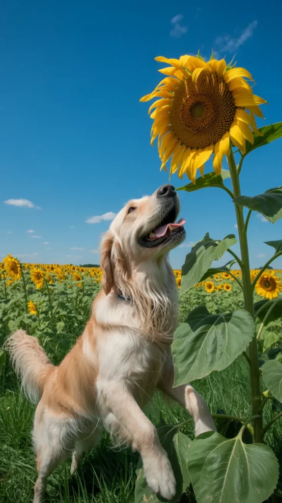 Animals-Smelling-Flowers