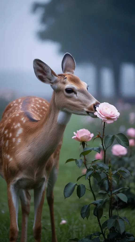 Animals-Smelling-Flowers