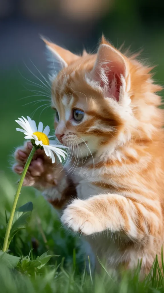 Animals-Smelling-Flowers
