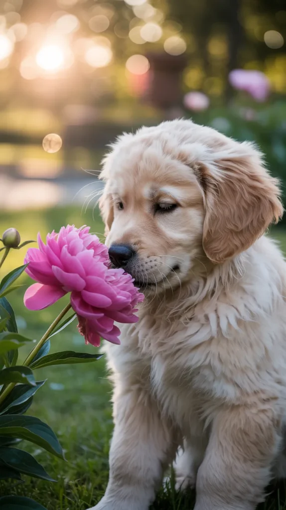 Animals-Smelling-Flowers