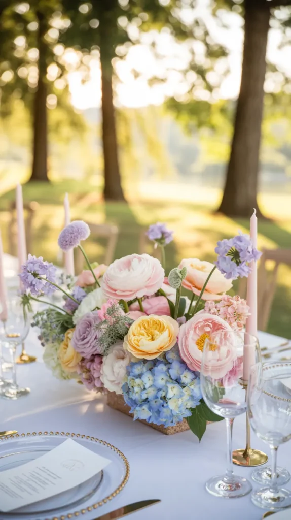 Colorful Pastel-Wedding-Flowers