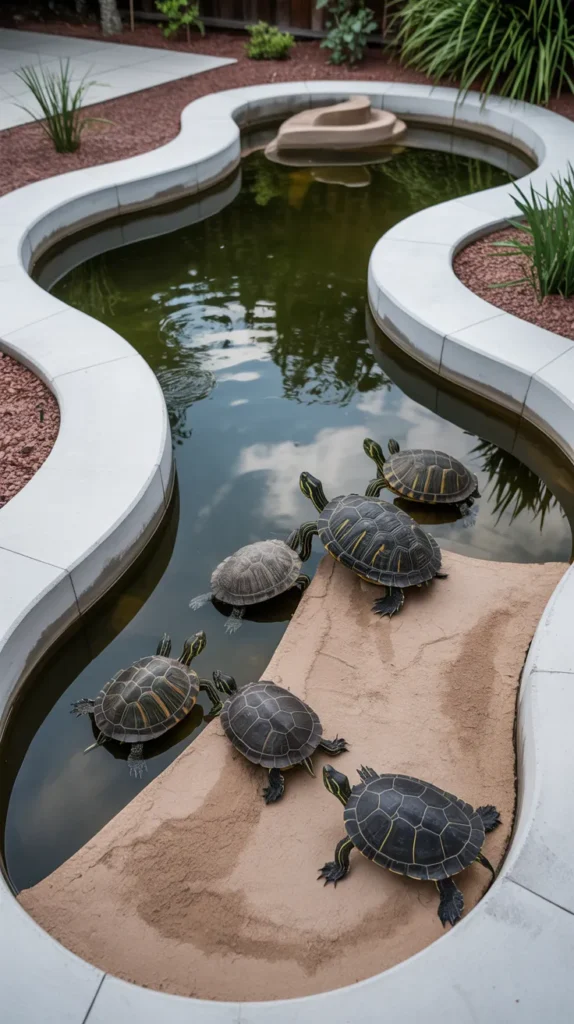 backyard turtle pond