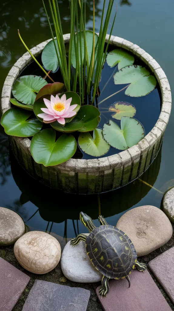 backyard turtle pond