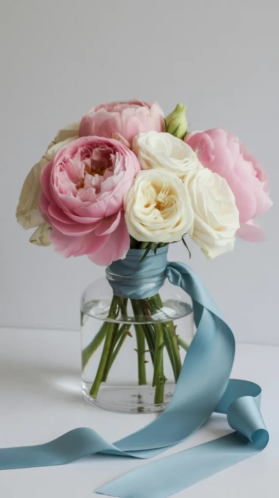 Colorful Flowers-in-Vase