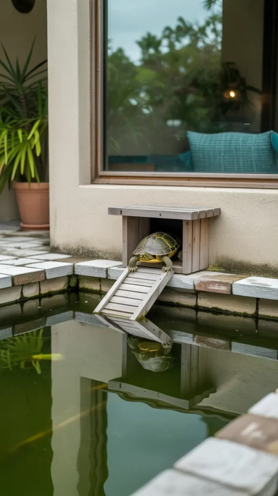 backyard turtle pond