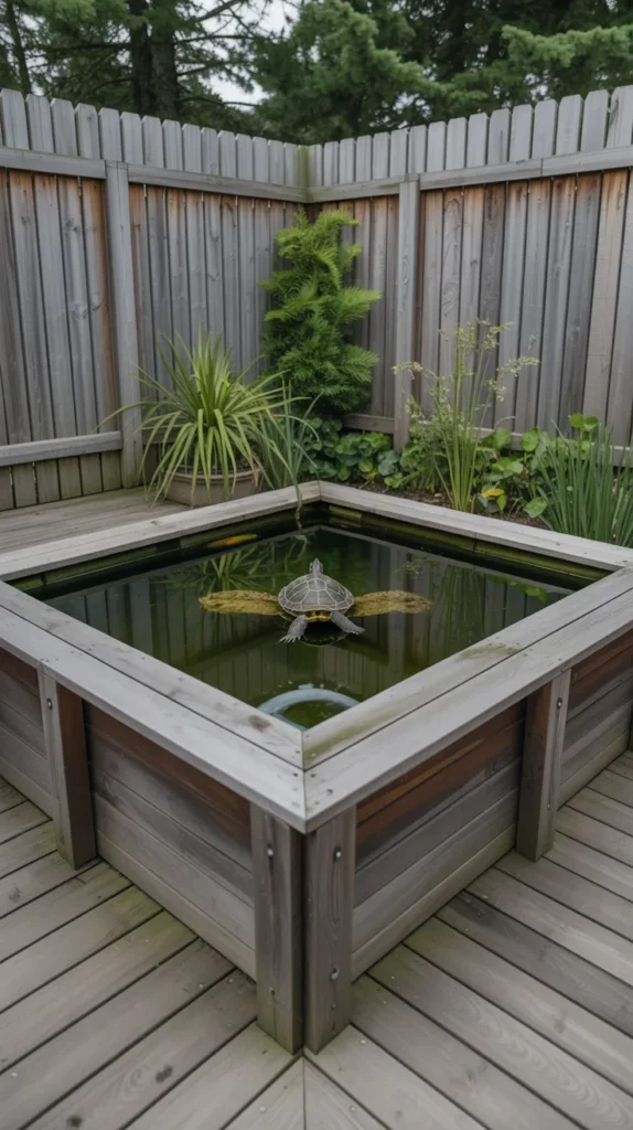 backyard turtle pond