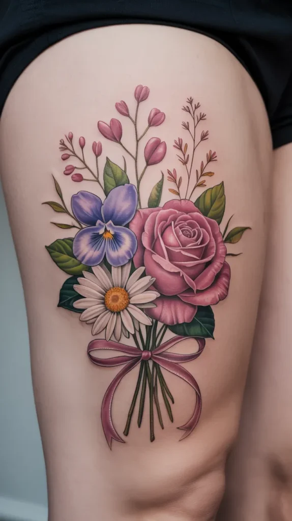 February Birth Flower-Tattoo