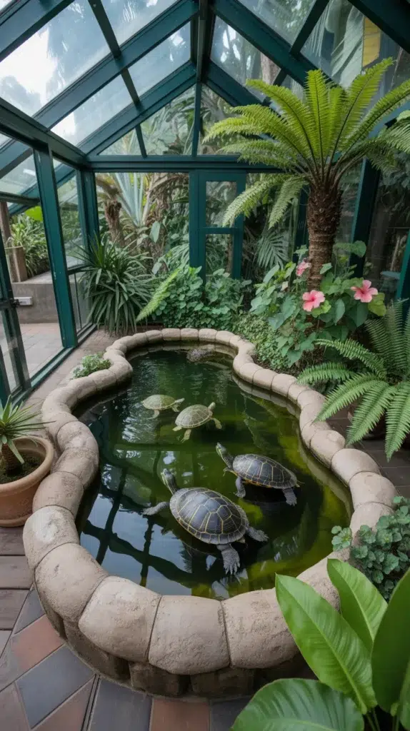 backyard turtle pond