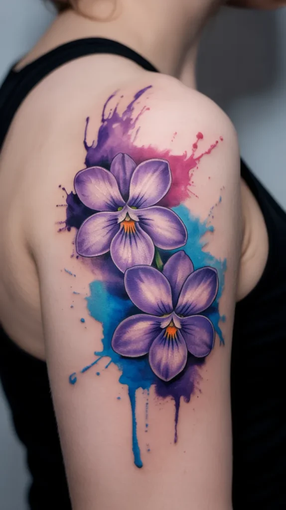 February Birth Flower-Tattoo