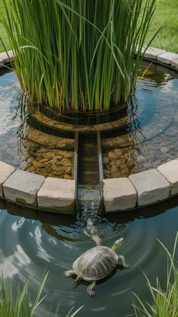 backyard turtle pond