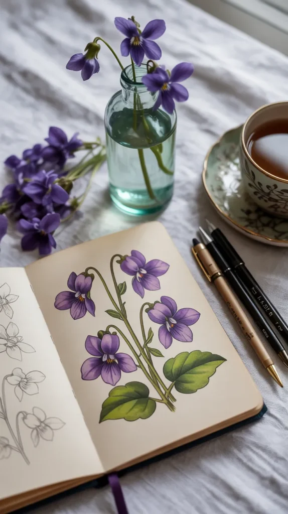 February Birth Flower-Tattoo