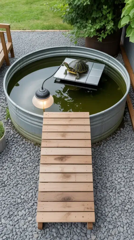 backyard turtle pond