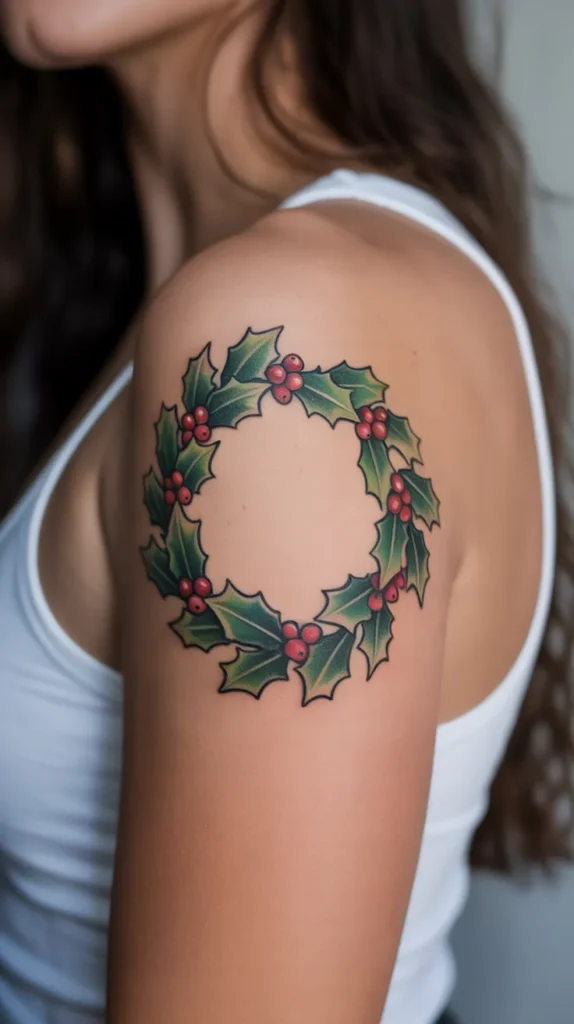 Holly Birth Flower-Tattoo