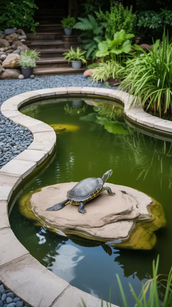 backyard turtle pond