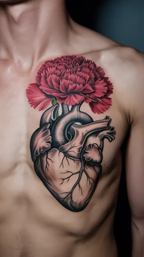 January Birth-Flower-Tattoo