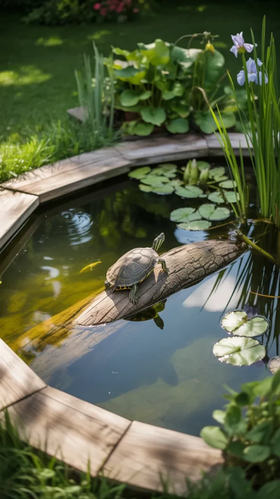 backyard turtle pond
