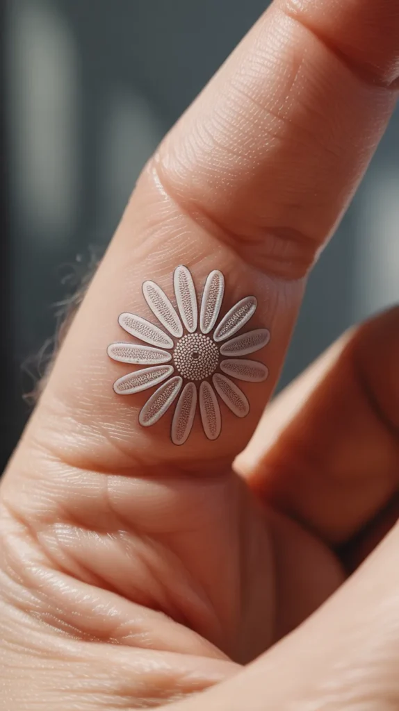 Daisies Birth Flower-Tattoo