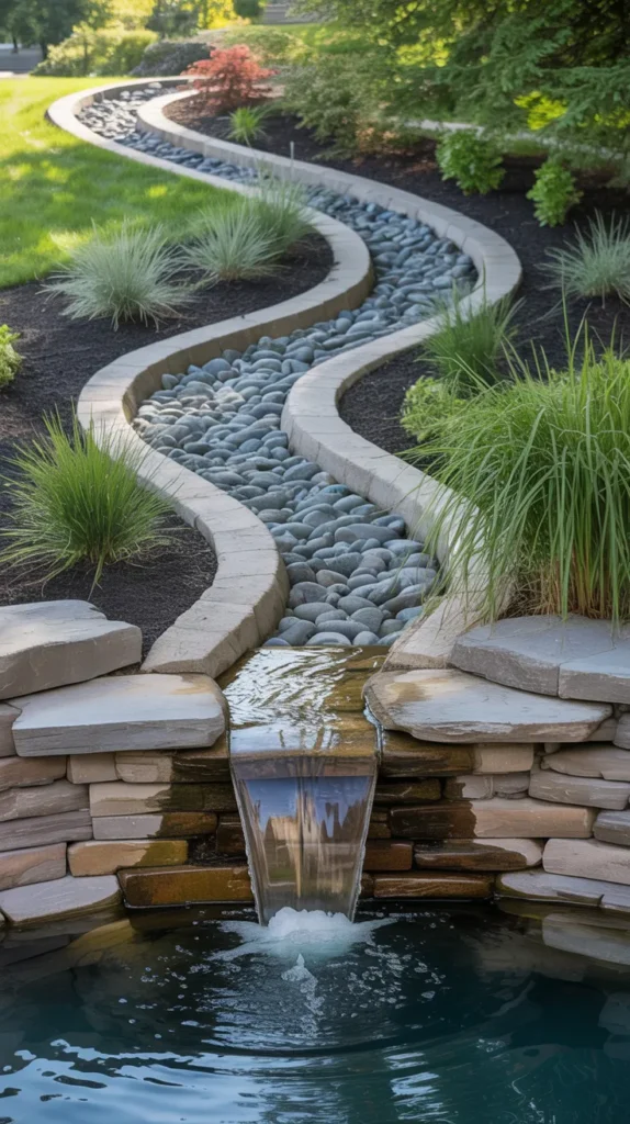 backyard-pond-waterfall