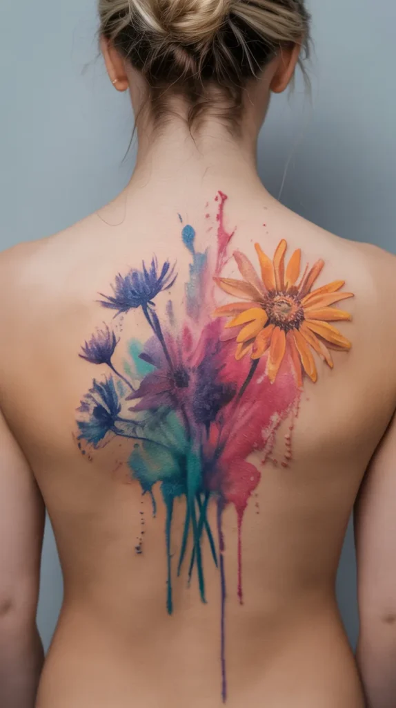 Birth Flower-Bouquet-Tattoo