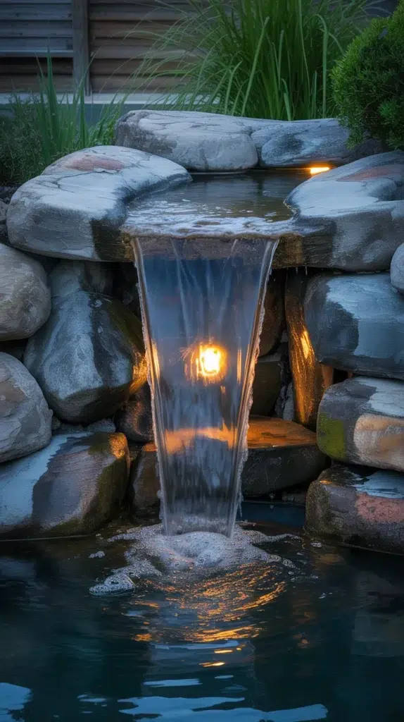 backyard-pond-waterfall