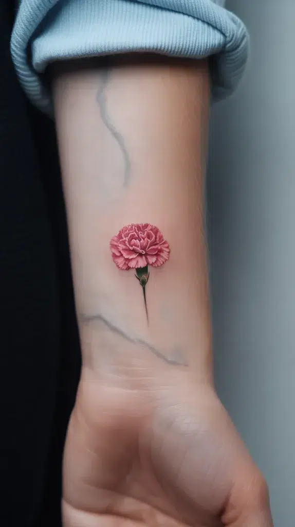 January Birth-Flower-Tattoo