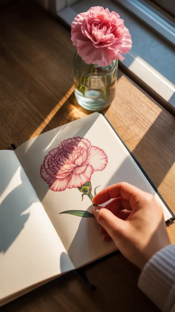 January Birth-Flower-Tattoo