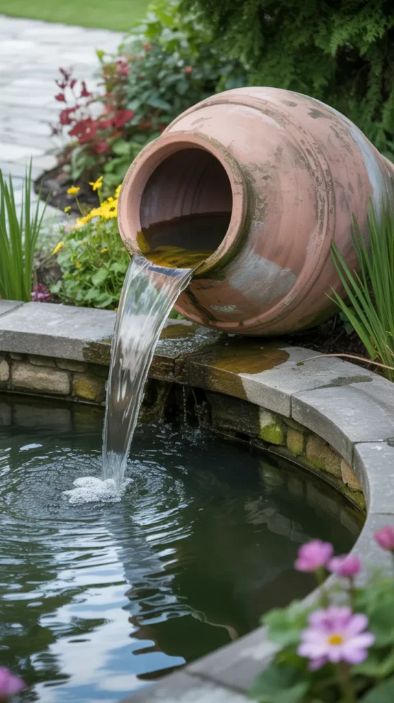 backyard-pond-waterfall